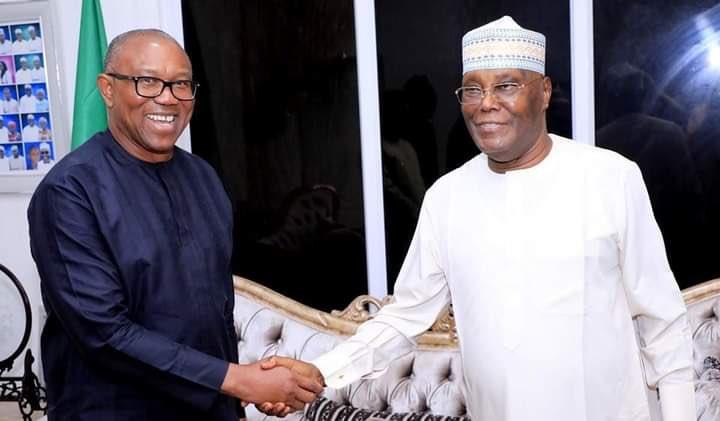 Atiku Abubakar meeting a fellow political figure